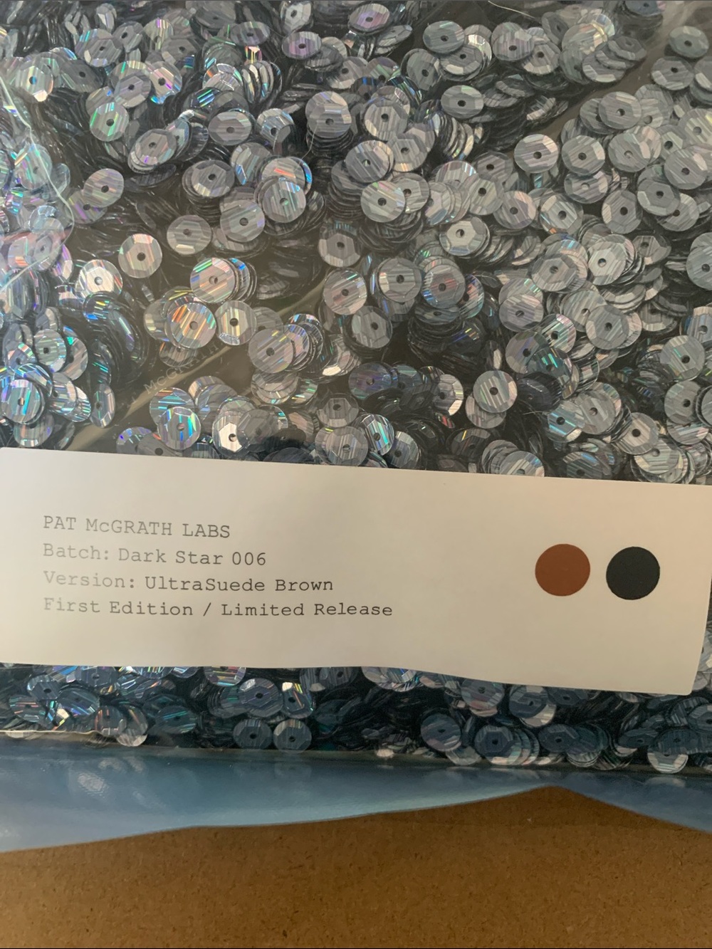 Pat McGrath Dark Star 006 UltraSuede Brown Palette with Holographic Sleeve